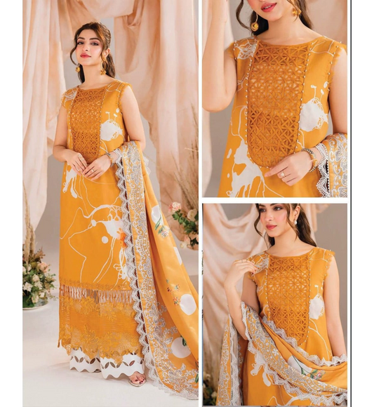 AL KAUSAR FABRICS PREMIUM EMBROIDERED LAWN EID COLLECTION